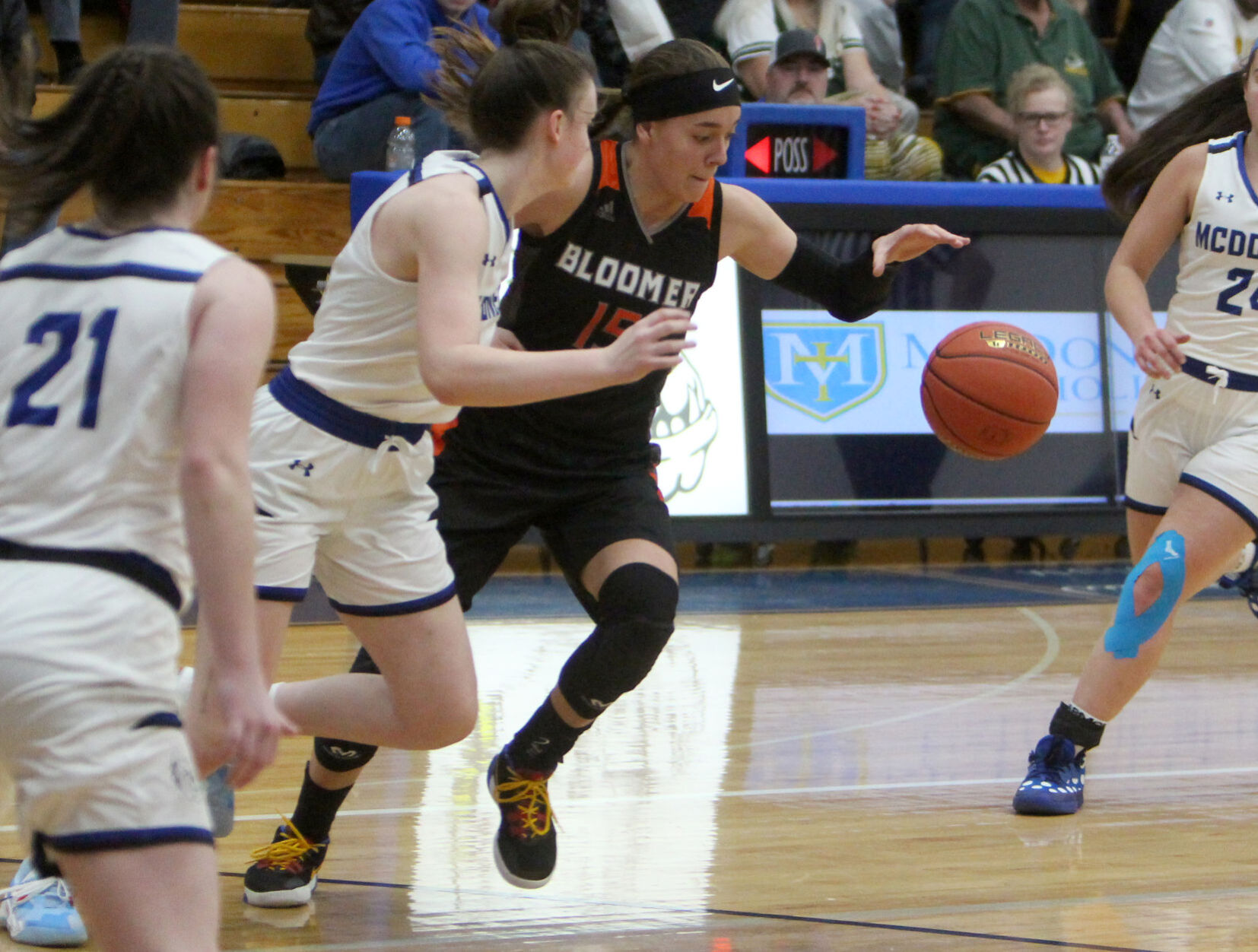 Bloomer at McDonell girls basketball 1-22-22
